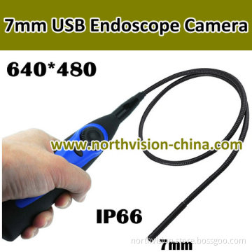 7mm Head Video Endoscope Cameras with USB Cable